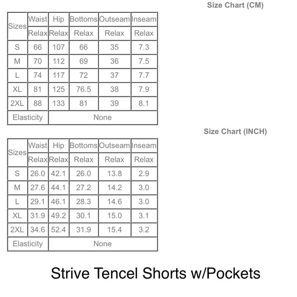 Blue Tencel Shorts w/4 Pockets - Picture 5 of 5